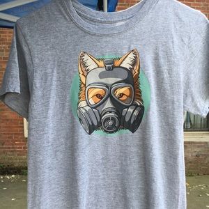 Pan.imus grey logo T-shirt (small)